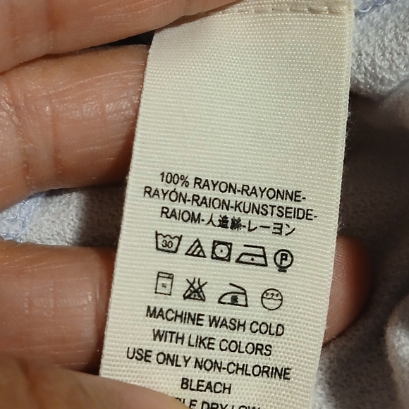 We The Free Soft Blue Ruffle Blouse Women's Size XS Cottage Core Coquette - Picture 8 of 8